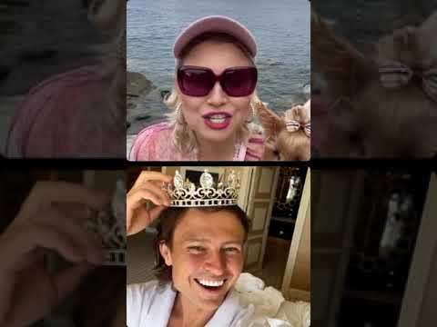 Видео: Лена Ленина и Прохор Шаляпин прямой эфир Инстаграм 31 07 2021