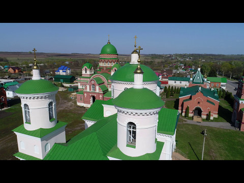 Видео: Липецкая область. Лебедянский район. село Троекурово. Женский монастырь