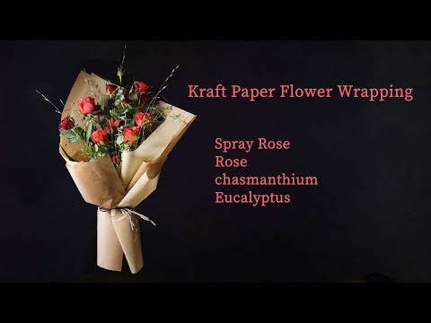 Видео: упаковка букетов