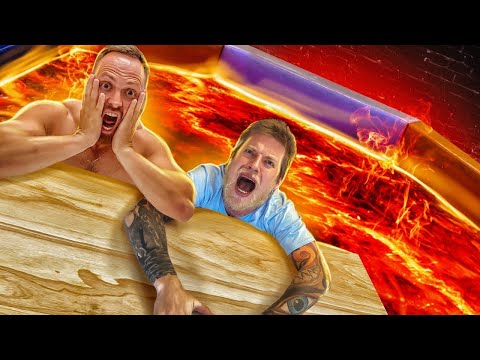 Видео: ЭКСТРЕМАЛЬНЫЙ ПОЛ ЭТО ЛАВА ЧЕЛЛЕНДЖ!