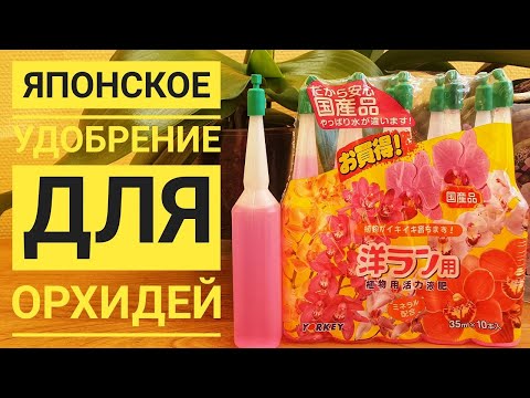 Видео: Японское удобрение для орхидей || Как применять удобрение || Дозировка