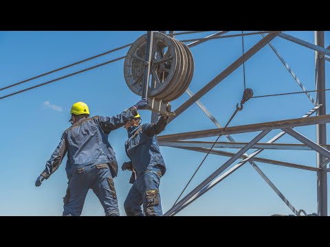 Видео: Монтаж проводов марки АСКП 300/67