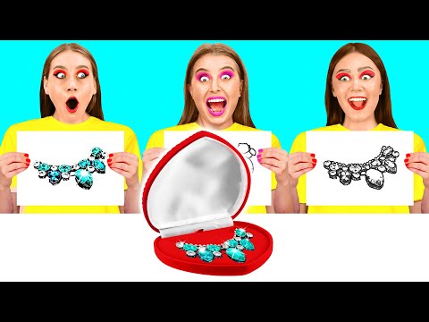 Видео: Кто Лучше Нарисует Предмет, Получит Его Челлендж | Забавные Лайфхаки с Едой от DuKoDu Challenge