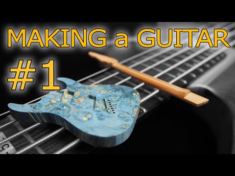 Видео: Мультимензурная Гитара в миниатюре на самодельном станке с ЧПУ. Часть 1.
