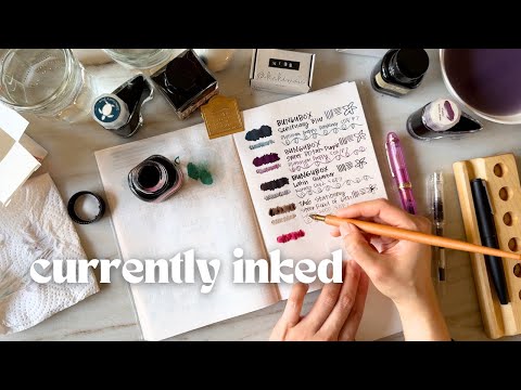 Видео: ✨ Сейчас в работе: Чернила из моей японской канцелярской коллекции! 🇯🇵 | Мой любимый способ польз...