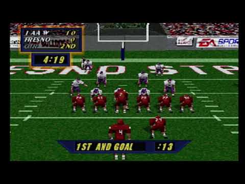 Видео: NCAA Football '98 (режим симуляции сезона — неделя 2: дивизион 1AA West против Fresno State Bulld...