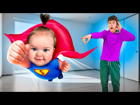 Видео: МОЯ СЕСТРА СУПЕРГЕРОЙ !!!