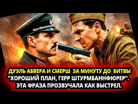Видео: ДУЭЛЬ АБВЕРА и СМЕРШ   "ХОРОШИЙ ПЛАН, ГЕРР ШТУРМБАННФЮРЕР". ЭТА ФРАЗА ПРОЗВУЧАЛА КАК ВЫСТРЕЛ.