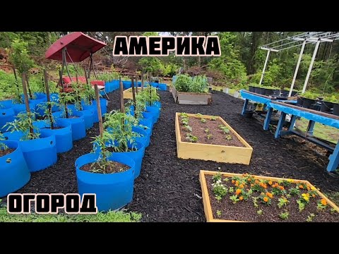 Видео: Жизнь в Американской деревне /  Огород  /  Навожу порядок во дворе .