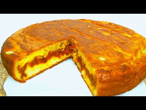 Видео: Пирог с Тыквой как ТОРТ, а Готовиться в 100 раз Проще! Пирог на Сковороде!