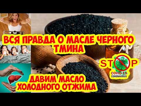 Видео: Вся правда о черном тмине. Масло из черного тмина - как мы его получаем. Правила употребления масла.