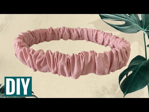 Видео: Как сшить повязку на голову легко, просто и быстро  - how to sew a headband - DIY