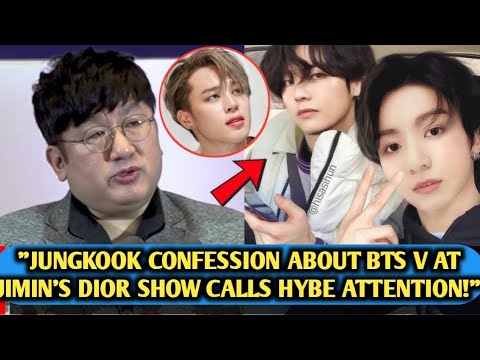 Видео: «РАЗБИВАЕТ СЕРДЦЕ»😭💔 Чонгук расплакался и признался фанатам в любви к Ви из BTS на показе Dior Чи...