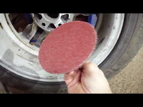 Видео: шиномонтаж, чистка диска,  чем? и для чего?