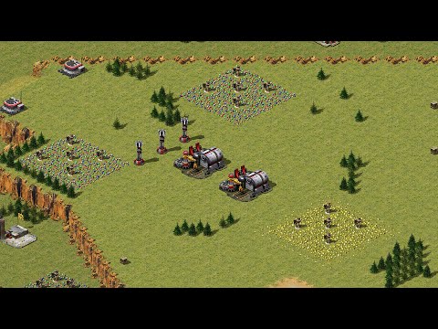 Видео: Red Alert 2 | Месть Юрия | 7 на 1 | Красотки 09 Новая карта, сверхсложный ИИ