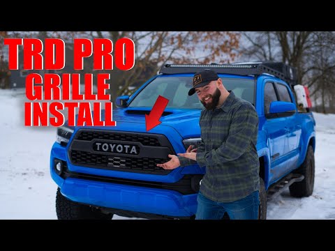 Видео: Установка решетки радиатора Tacoma TRD Pro 2023
