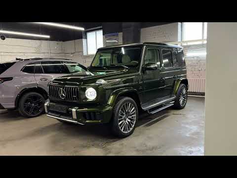 Видео: Бронирование всего кузова Mercedes G-class глянцевой полиуретановой плёнкой