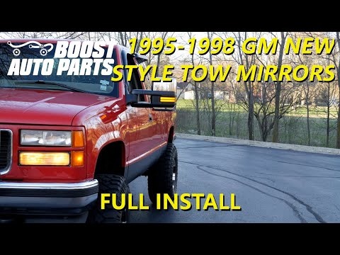 Видео: Установка зеркала заднего вида: (1995-1998) C/K Trucks - Boost Auto Parts