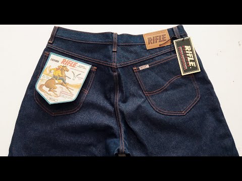 Видео: Сравниваю старые джинсы Rifle из 90x с новыми