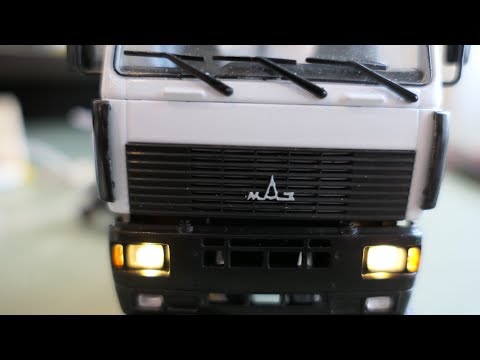 Видео: Постройка Р/У МАЗ-6516 в масштабе 1:43 часть 7