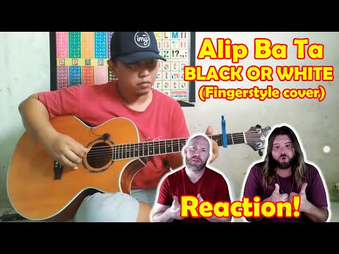 Видео: Реакция музыкантов на ALIP_BA_TA BLACK OR WHITE (кавер в стиле фингерстайл)
