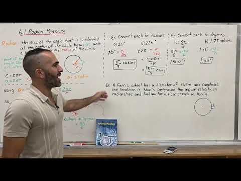 Видео: 6.1 Радианная мера (12 класс университета, MHF4U)