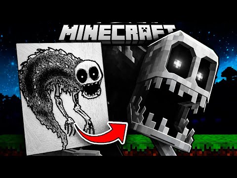 Видео: Я Превратил ВАШИ РИСУНКИ в Мобов для Minecraft!