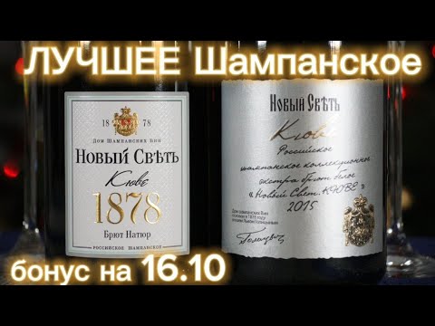 Видео: Лучшее шампанское на Новый год Новый Свет брют натюр 1878. Винный эксперт Стефан Секулич.