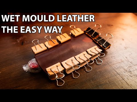 Видео: Как отформовать кожу методом влажной формовки. Самый простой способ — без формы!