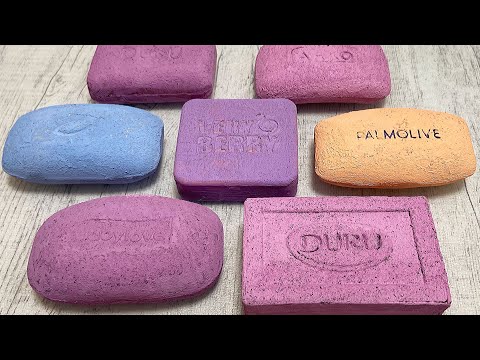 Видео: Painted soap cutting ASMR Relaxing sounds Хруст мыла АСМР
