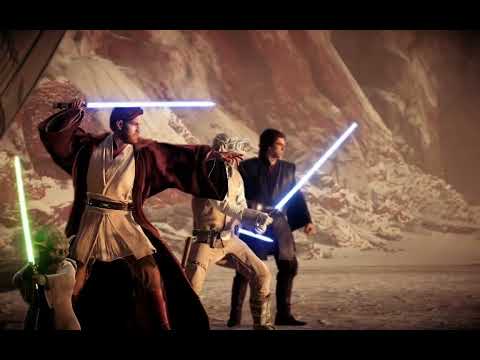 Видео: StarWars Battlefront 2 герои против злодеев играю за йоду