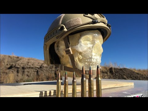 Видео: Шлем, который должен защитить от пули Калашникова! | Идём вразнос