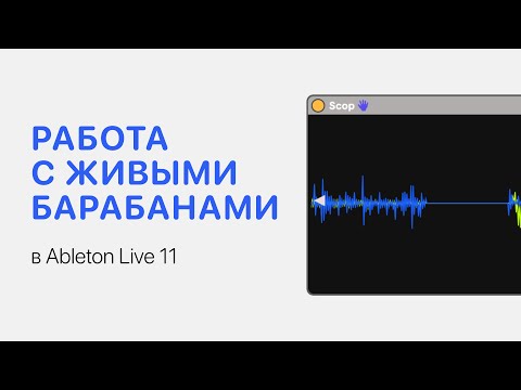 Видео: Работа с живыми барабанами в Ableton Live 11 [Ableton Pro Help]