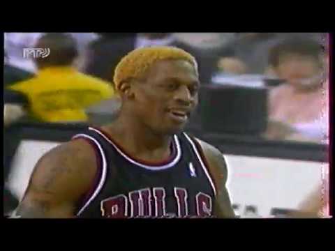 Видео: Лучшие Игры НБА Atlanta Hawks vs Chicago Bulls Season 1997 98 год РТР