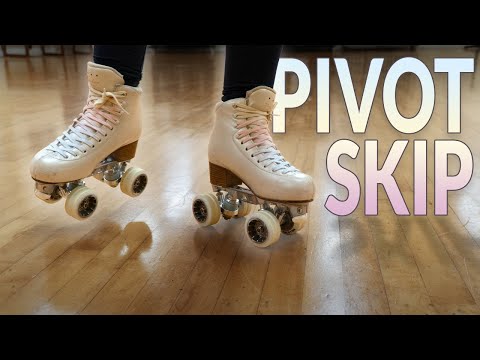 Видео: Мастерство катания на роликовых коньках: повороты с помощью упражнения «Прыжок с поворотом и движ...