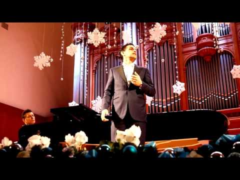 Видео: Juan Diego Florez. Новогодний концерт  в Московской консерватории. 03.01.2017.