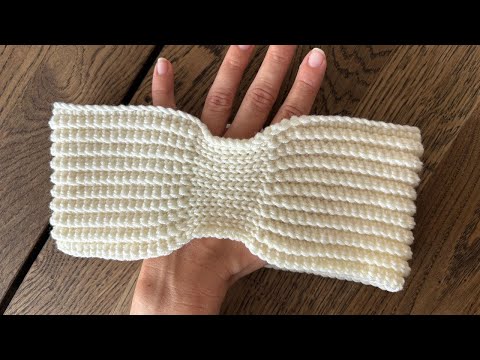 Видео: Как связать крючком резинку для начинающих | Простое пошаговое руководство