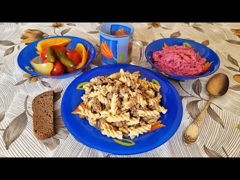 Видео: МАКАРОНЫ по ФЛОТСКИ. Выпуск №916