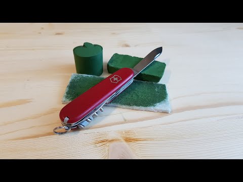 Видео: Victorinox. Полирую накладки