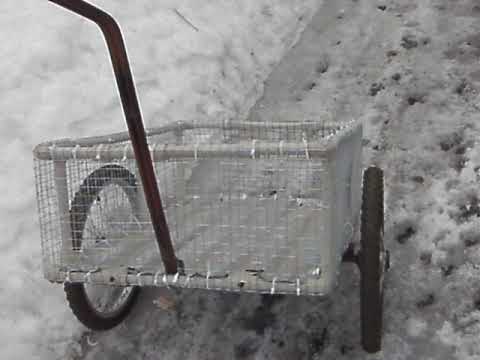 Видео: велоприцеп лёгкий