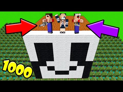 Видео: ДОМ В ГОЛОВЕ МИМИК ПРОТИВ 1000 ЗОМБИ В МАЙНКРАФТ! | Глазастая Морда Minecraft