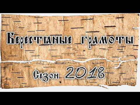 Видео: А.А. Гиппиус. О берестяных грамотах из раскопок сезона 2018 года