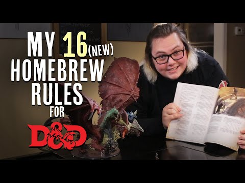 Видео: Мои 16 (новых) правил домашнего приготовления для D&D 5e