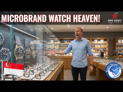 Видео: Знакомство с одним из лучших часовых магазинов Сингапура — Inside Red Army Watches