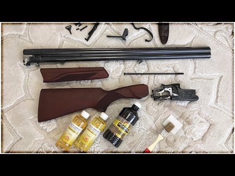 Видео: ИЖ-27 - покрытие дерева морилкой и пропитка льняным маслом