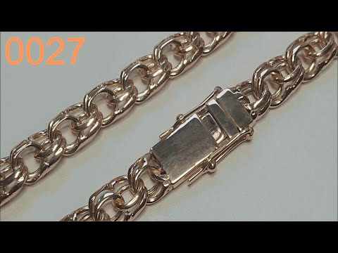 Видео: Ювелирка 0027 - Цепь Бисмарк на 100 грамм из золота