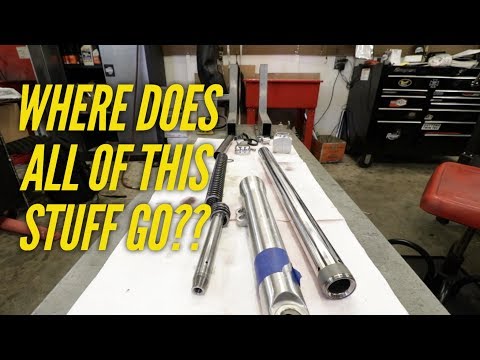 Видео: Утечка вилки Harley Davidson DYNA