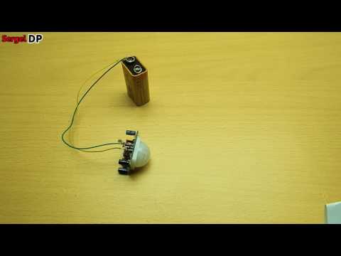 Видео: Датчик движения/присутствия HC-SR501