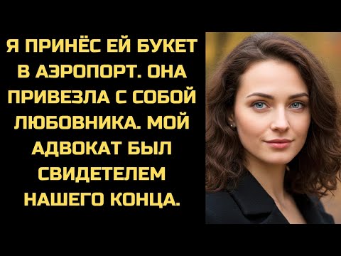Видео: Я встретил её в аэропорту с букетом и адвокатом. Она вернулась из 'командировки' с любовником.