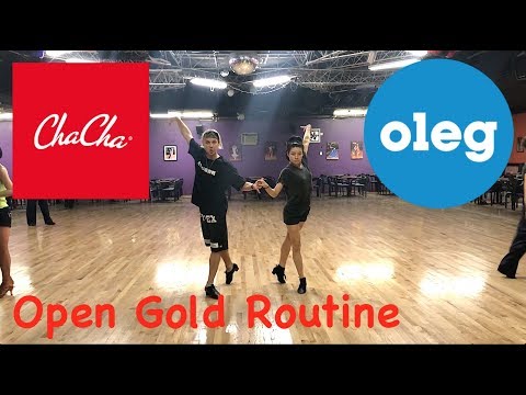 Видео: 💥Open Gold Cha Cha 💥 - Хореография - 😝 Шаг за шагом - объяснение Олега Астахова